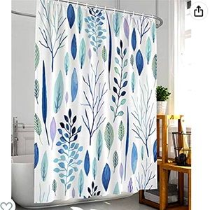 Leaf Shower Curtain. New without tags. Waterproof fabric.
